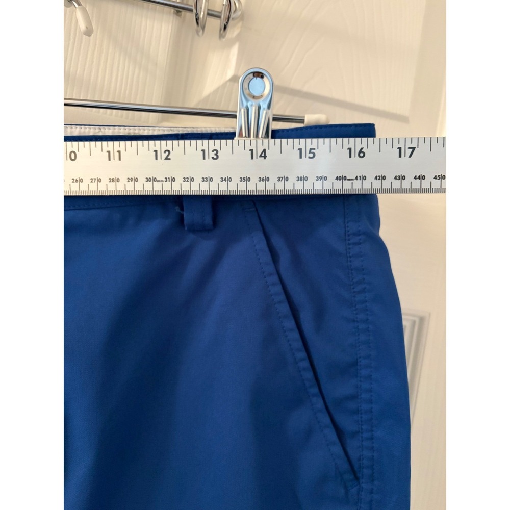 Puma CELL Golf Shorts Mens 32 Blue Performance Stretch Flat Front Pockets - Picture 4 of 9